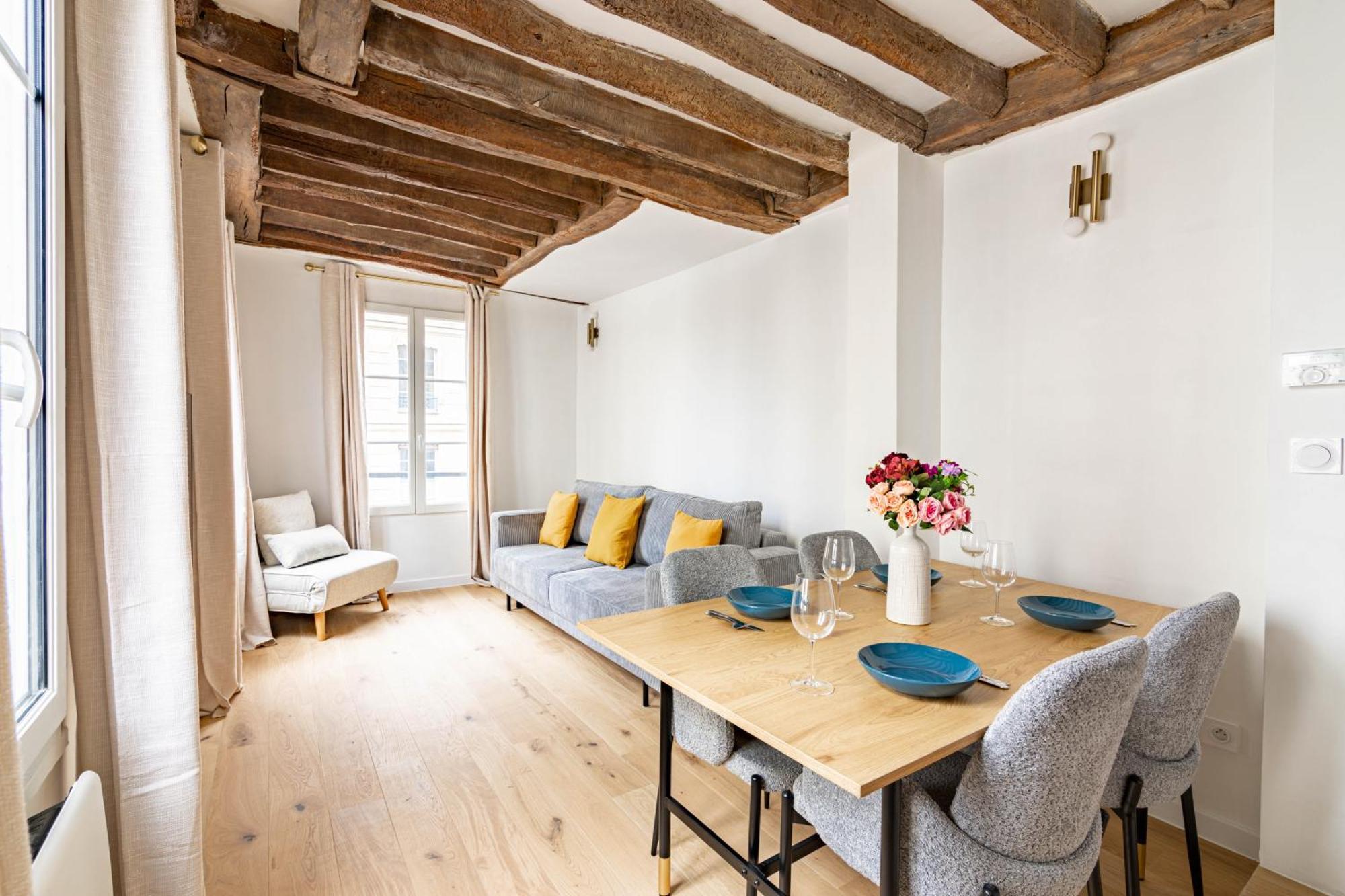 Appartement Quartier Fontaine Chatelet Les Halles Free Netflix 파리 외부 사진