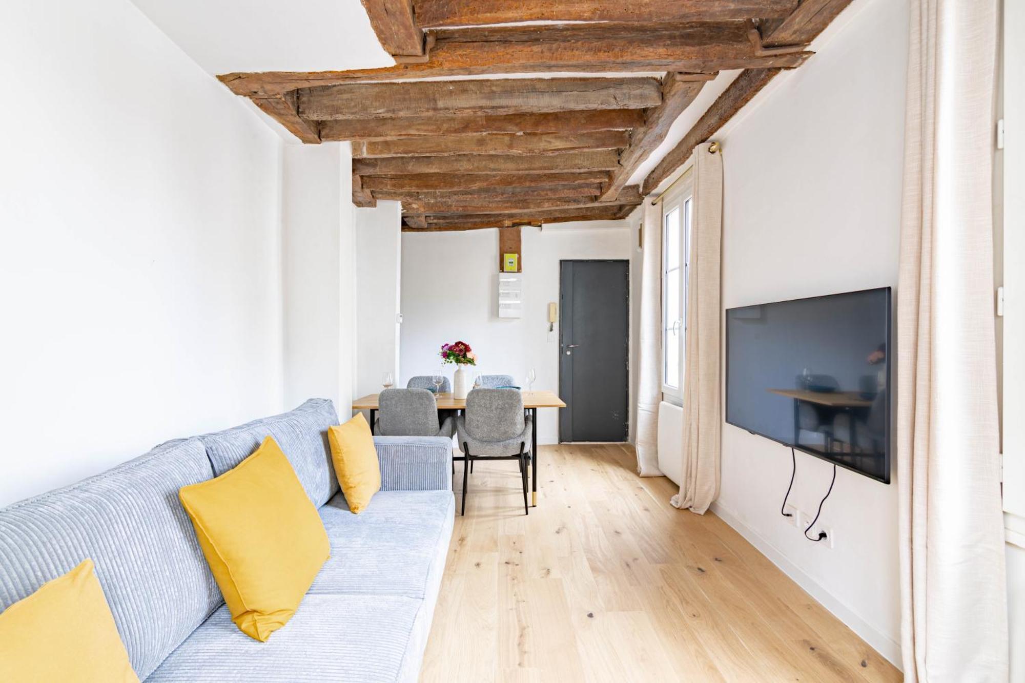 Appartement Quartier Fontaine Chatelet Les Halles Free Netflix 파리 외부 사진