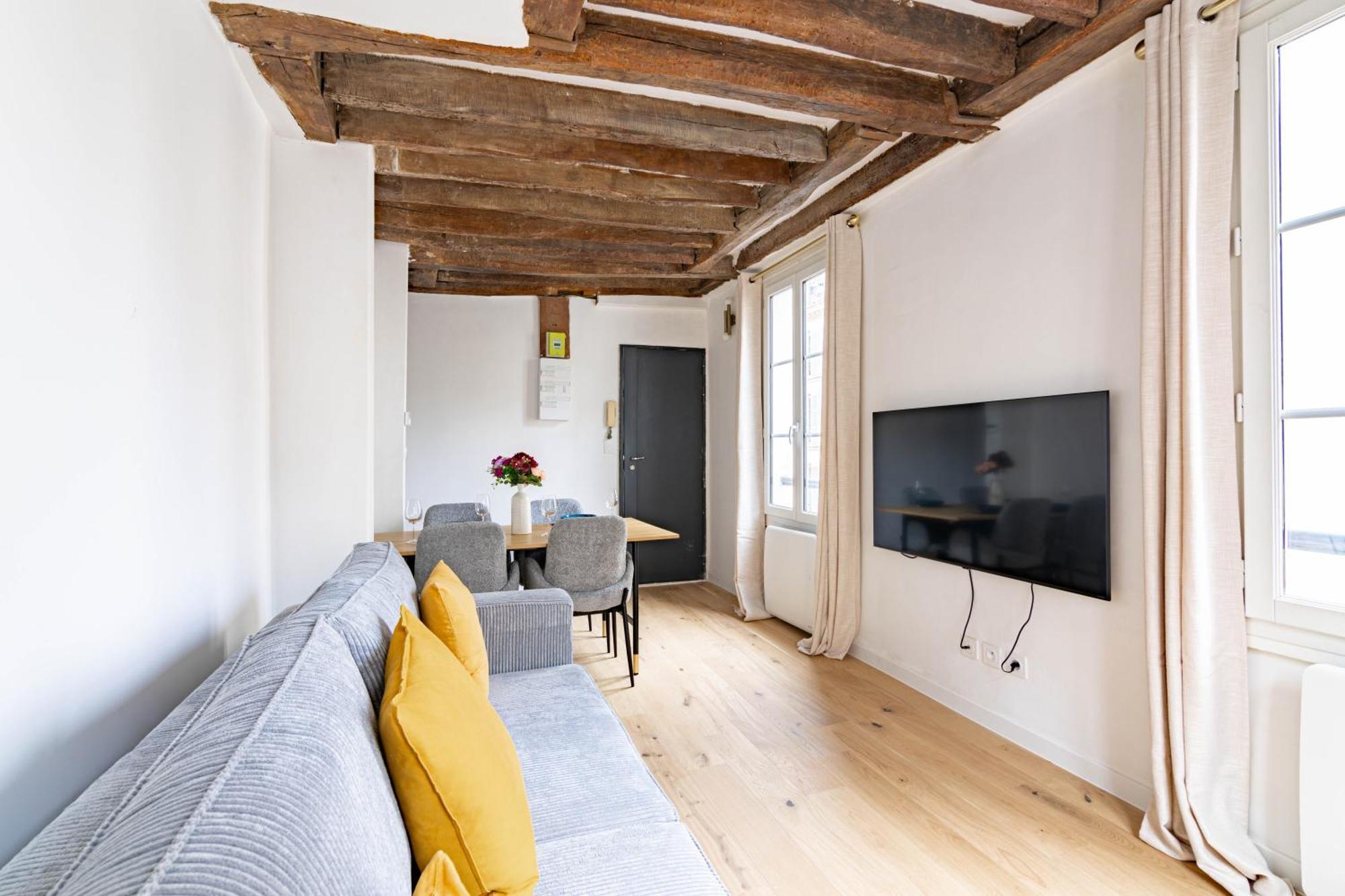 Appartement Quartier Fontaine Chatelet Les Halles Free Netflix 파리 외부 사진
